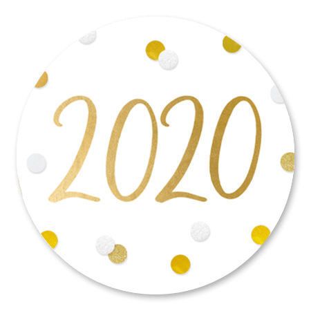 2020 - confetti